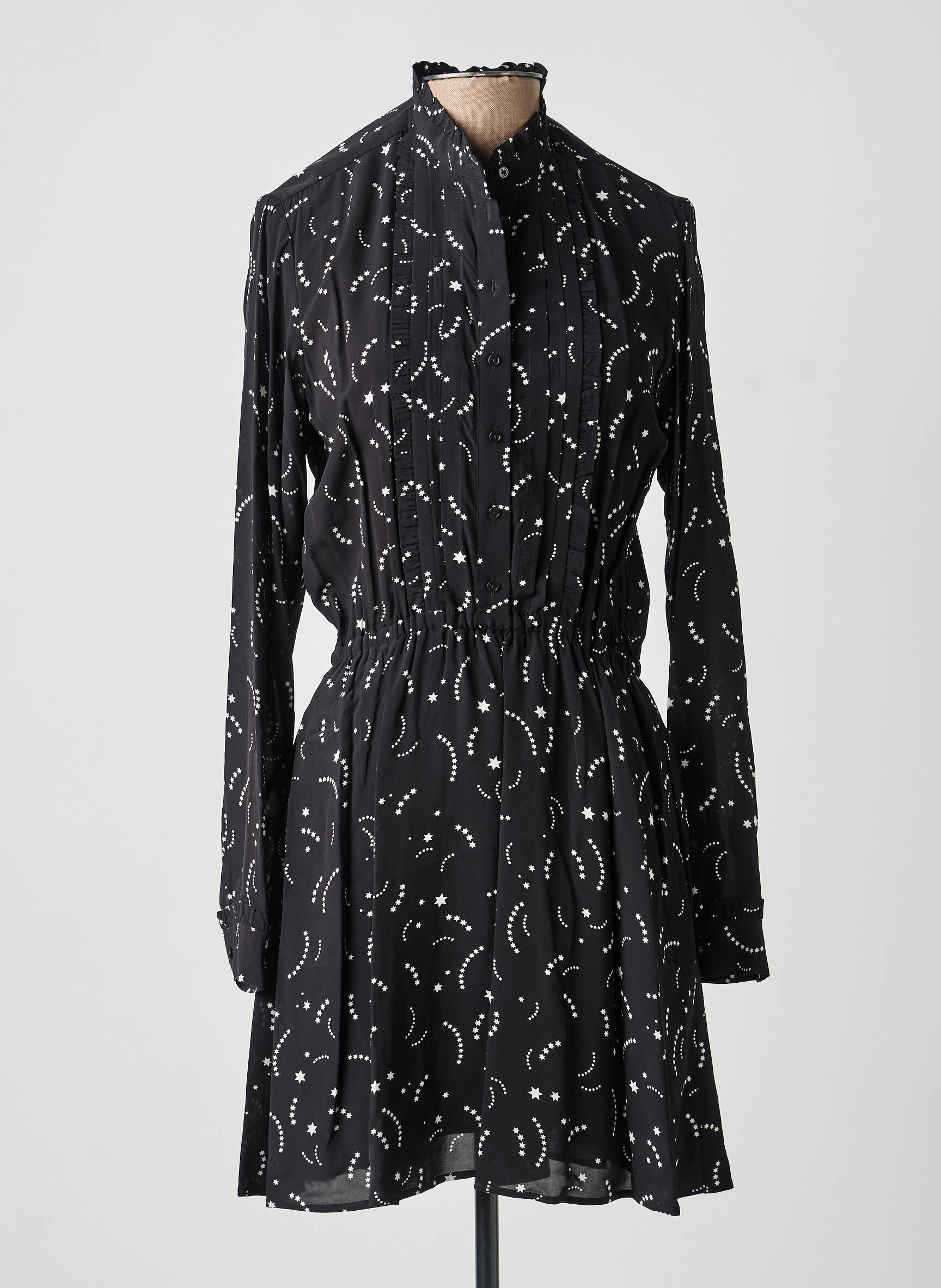 Trumpa suknelė juodas THE KOOPLES moteris
