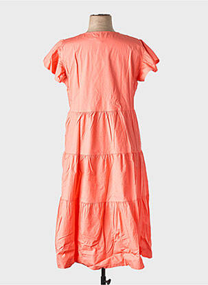 Pusilgių suknelė oranžinė VERO MODA moteris