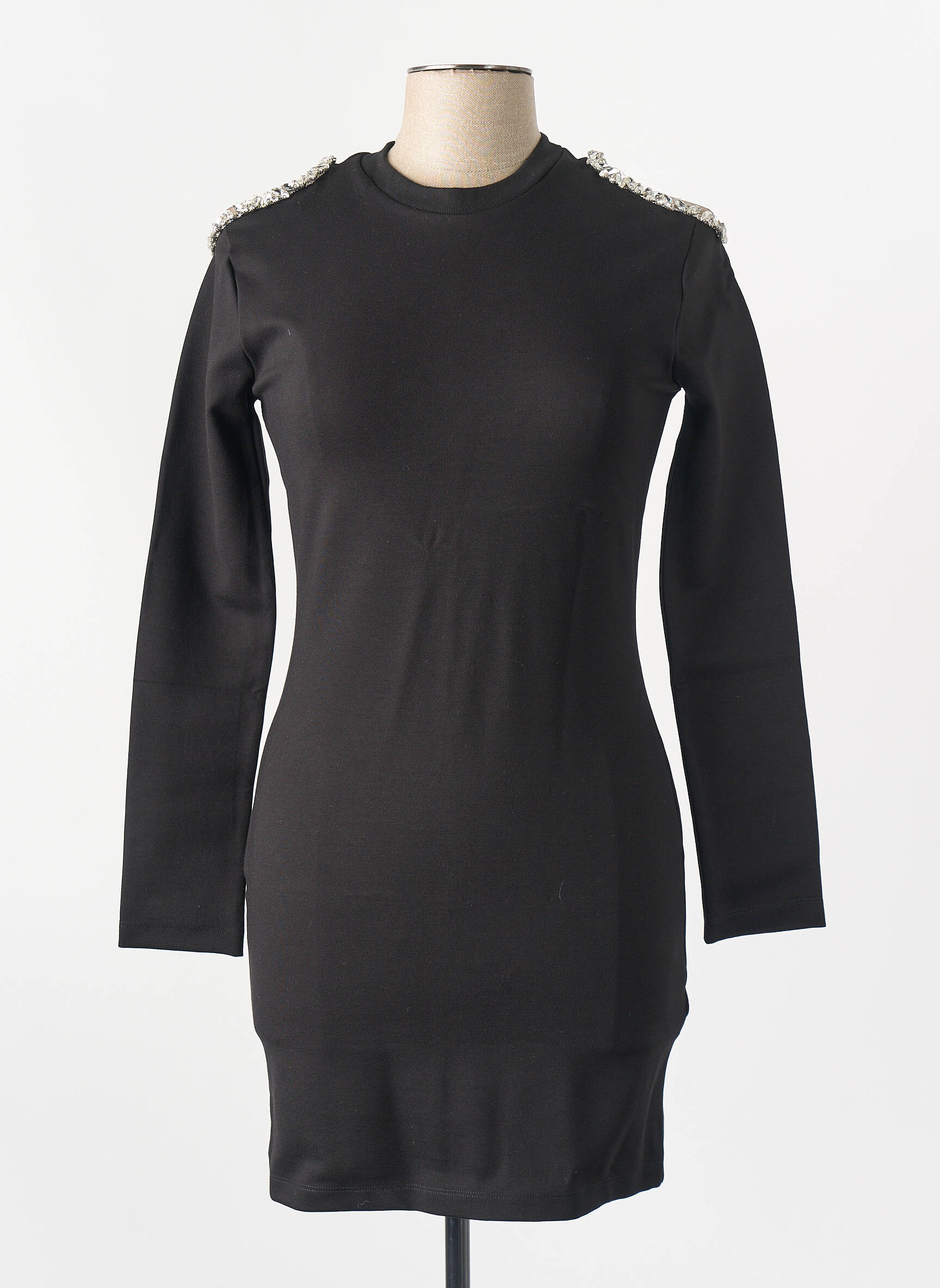 Trumpa suknelė juodas THE KOOPLES moteris