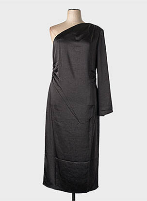 Ilga suknelė juodas GINA TRICOT moteris