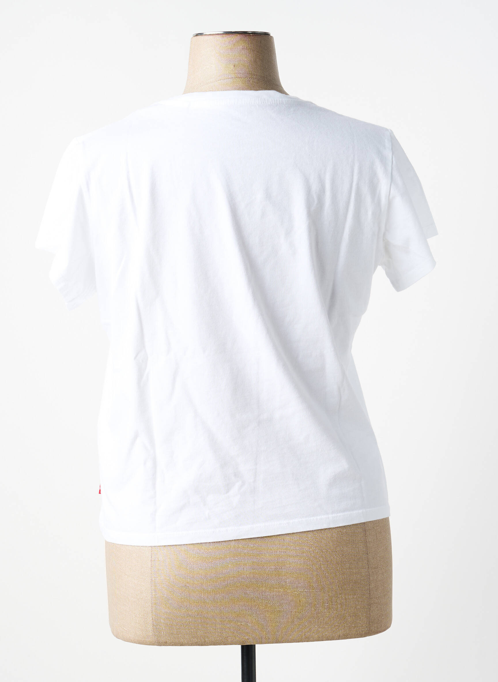 T-marškinys baltas LEVI'S moteris
