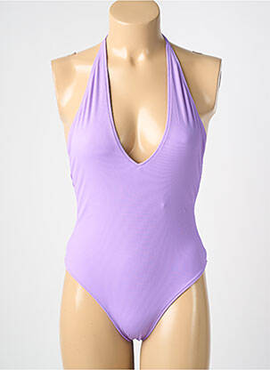 Vienos dalies maudymosi kostiumas violetinis LUZ COLLECTIONS moteris