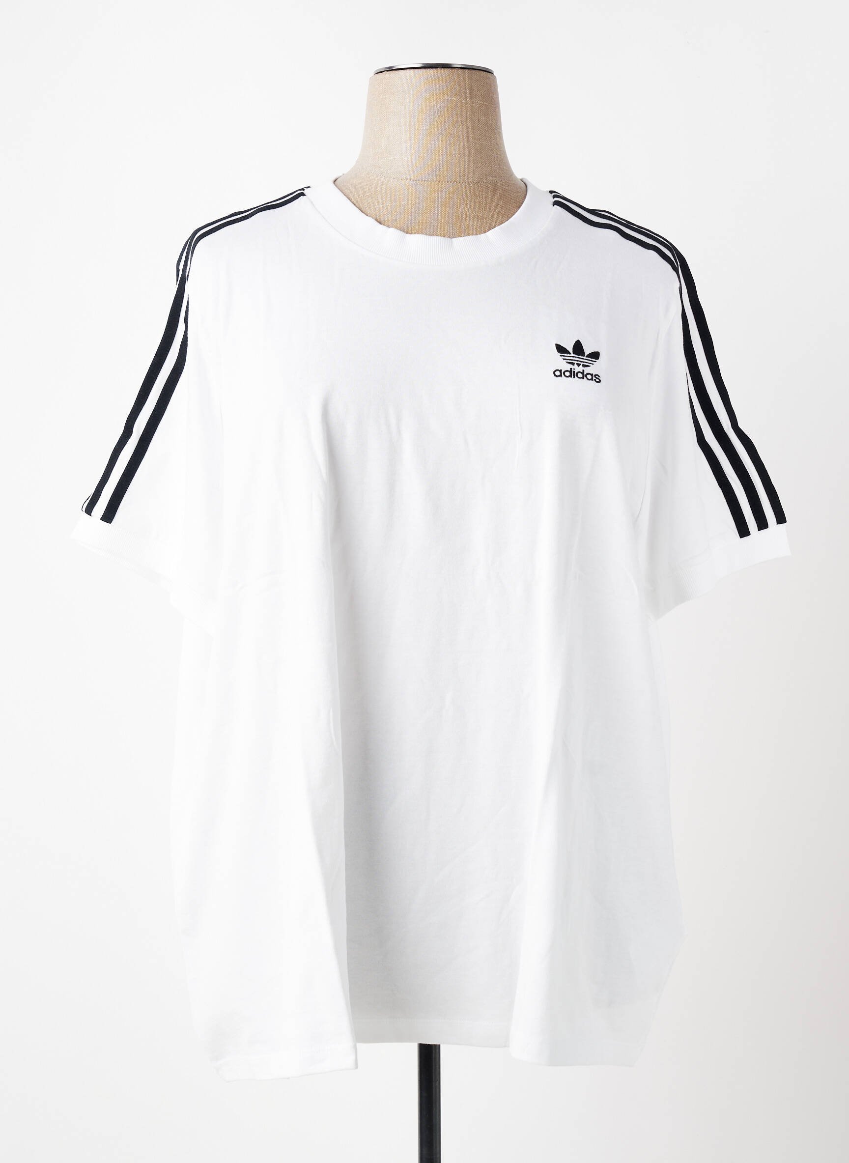 T-marškinys baltas ADIDAS moteris