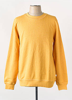 Megztinis geltona KNOWLEDGE COTTON APPAREL vyras