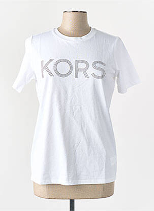 T-marškinys baltas MICHAEL KORS moteris