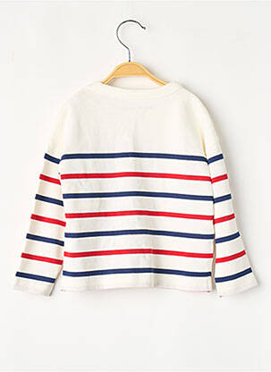 T-marškinys baltas MAISON LABICHE mergina