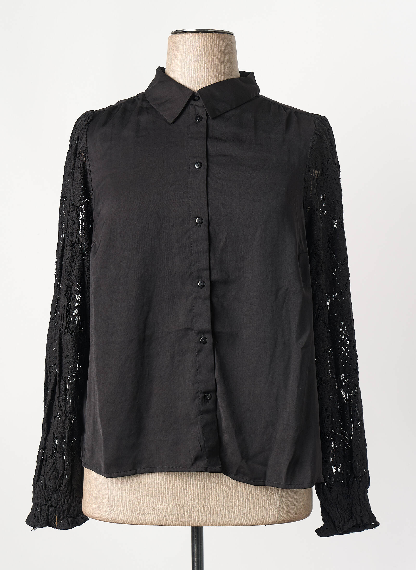 Moteriškas marškinys juodas VERO MODA moteris