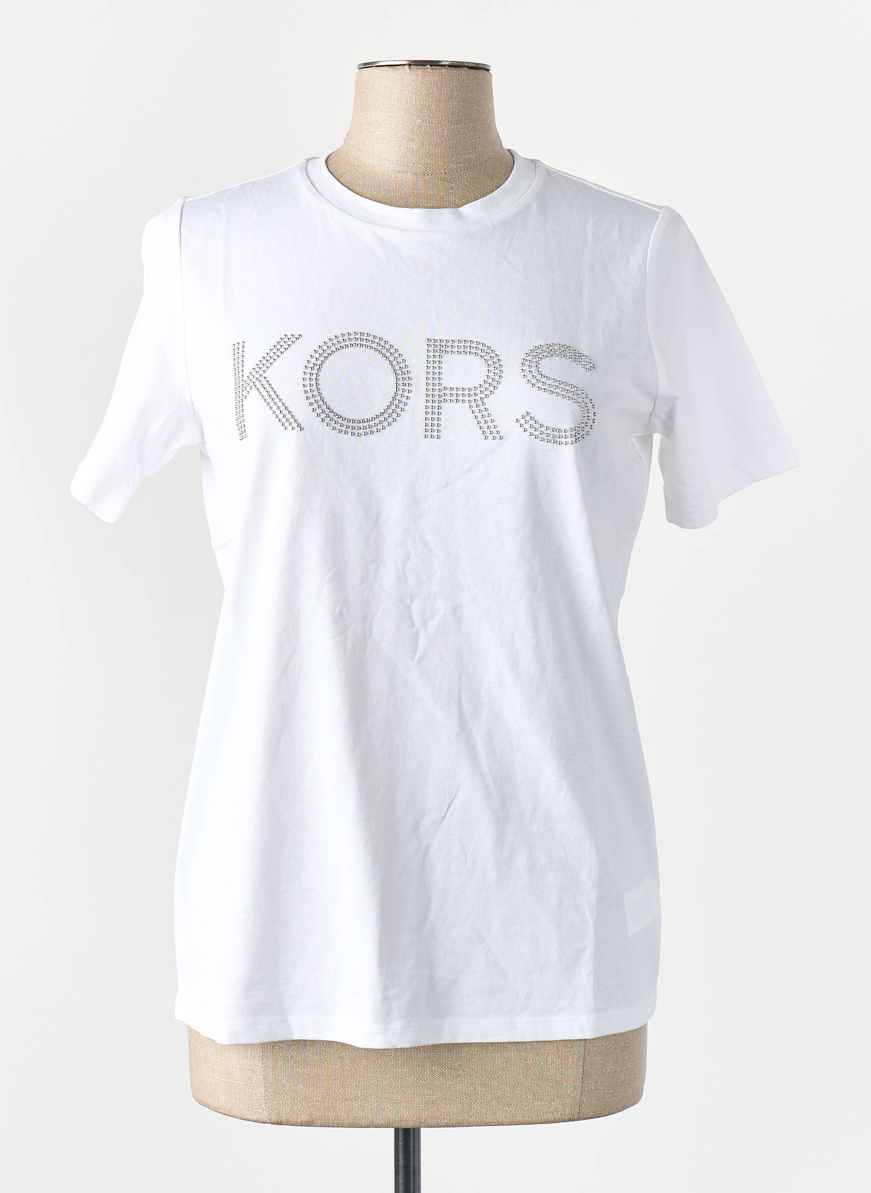 T-marškinys baltas MICHAEL KORS moteris