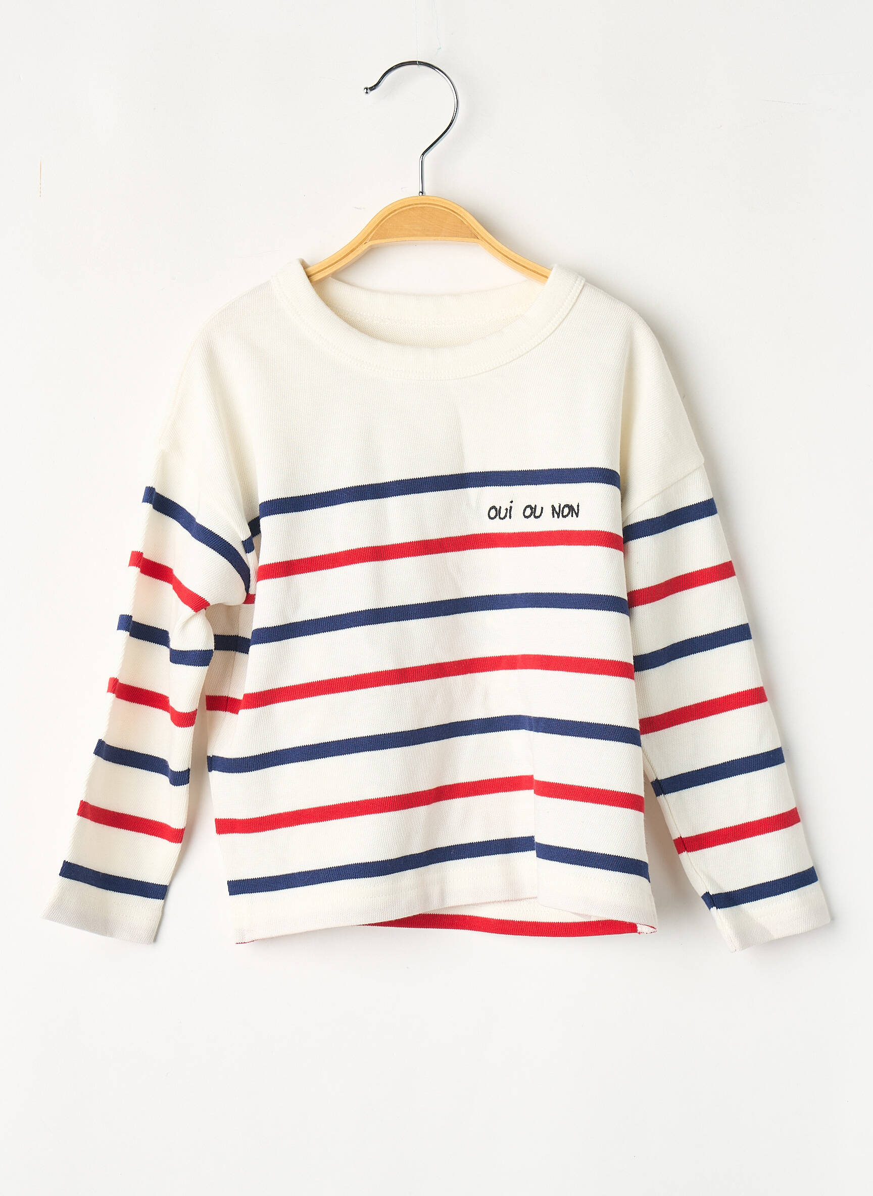 T-marškinys baltas MAISON LABICHE mergina