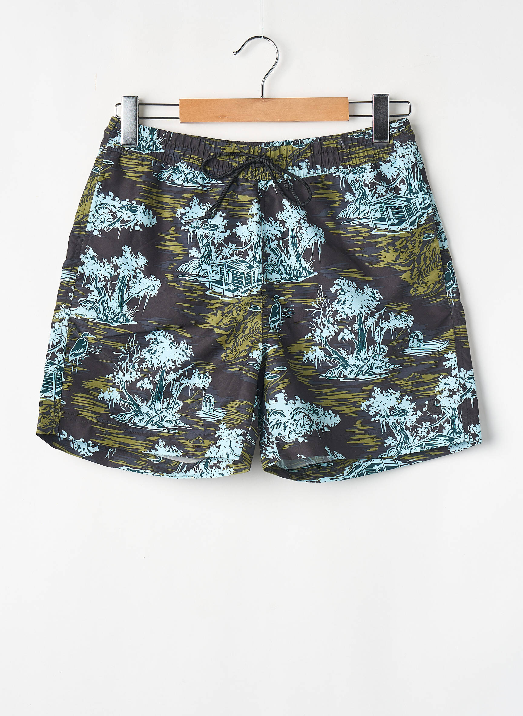Maudymosi šortas juodas CARHARTT vyras