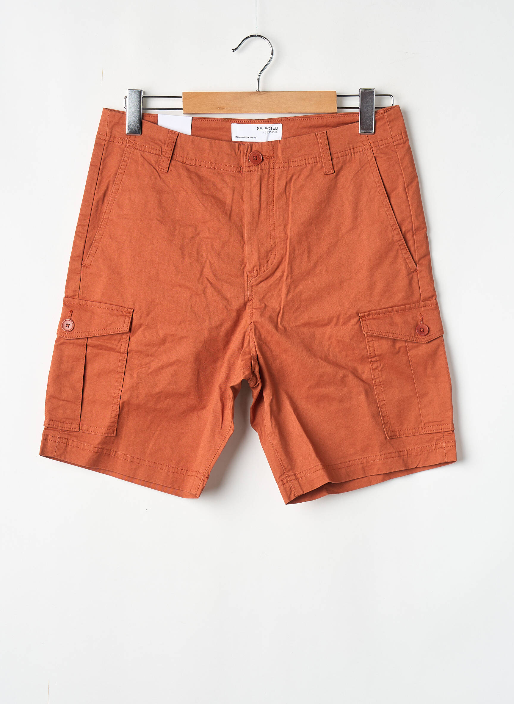 Bermudas oranžinė SELECTED vyras