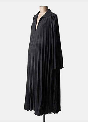 Pusilgių suknelė juodas MAT FASHION moteris