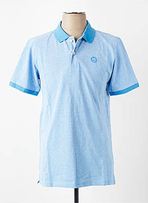Polo mėlyna KNOWLEDGE COTTON APPAREL vyras