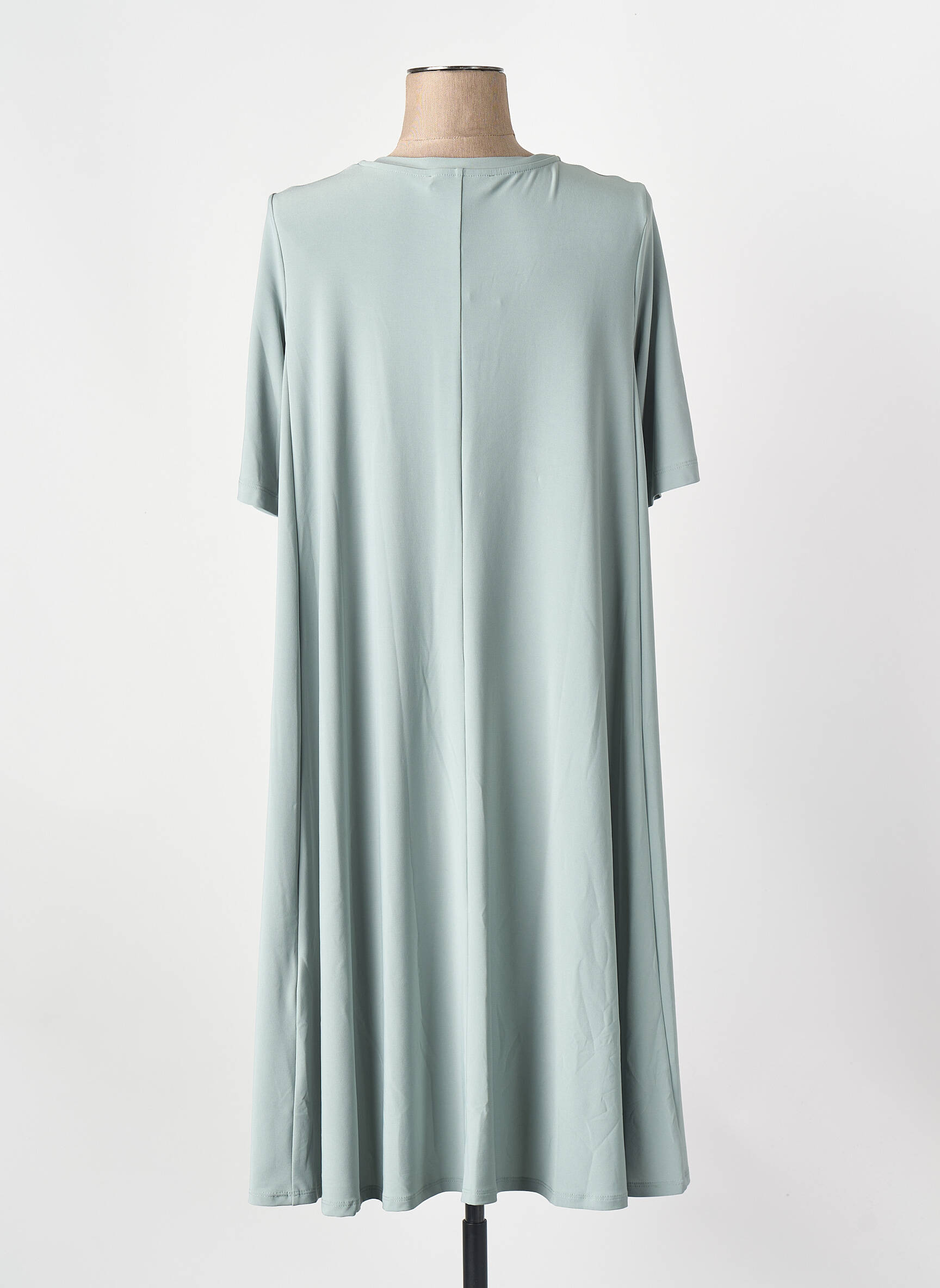 Pusilgių suknelė žalias MAX MARA moteris
