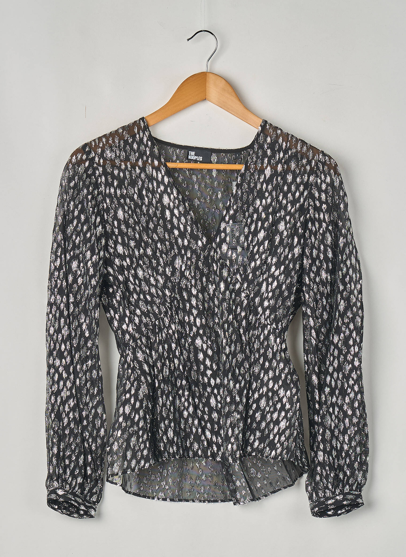 Viršūnė sidabrinė THE KOOPLES moteris