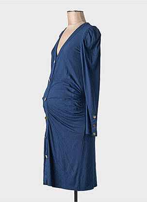 Nėštumo suknelė mėlyna PALOMA COLLECTION moteris
