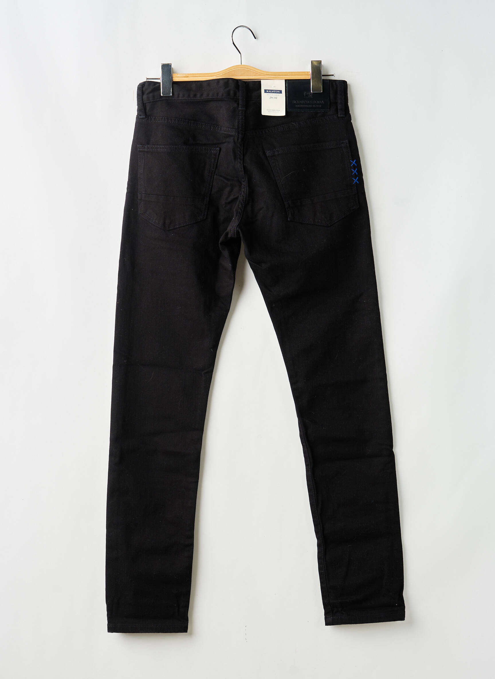 Lieknos džinsai juodas SCOTCH & SODA vyras