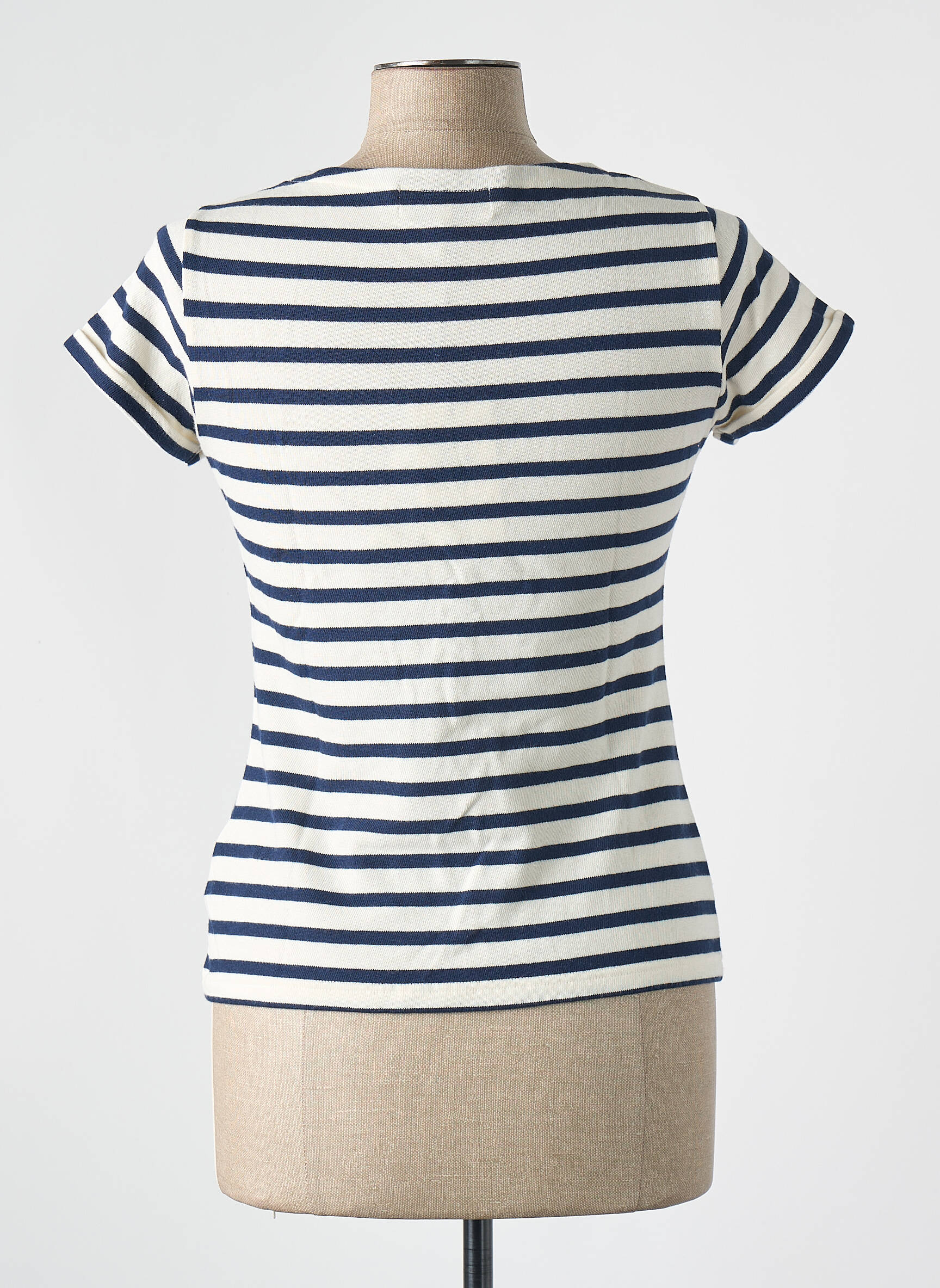 T-marškinys baltas MAISON LABICHE moteris