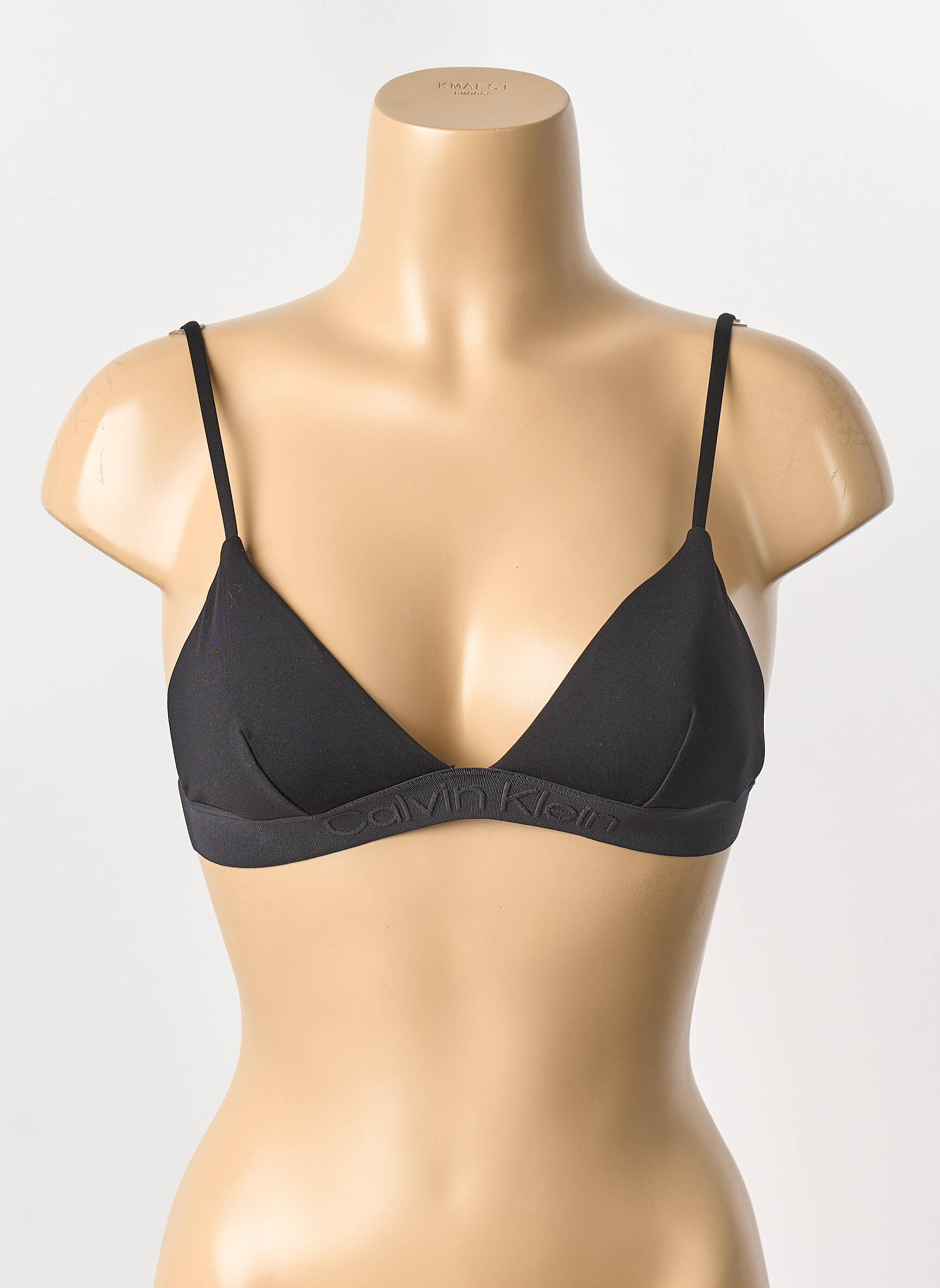 Maudymosi viršūnė juodas CALVIN KLEIN moteris