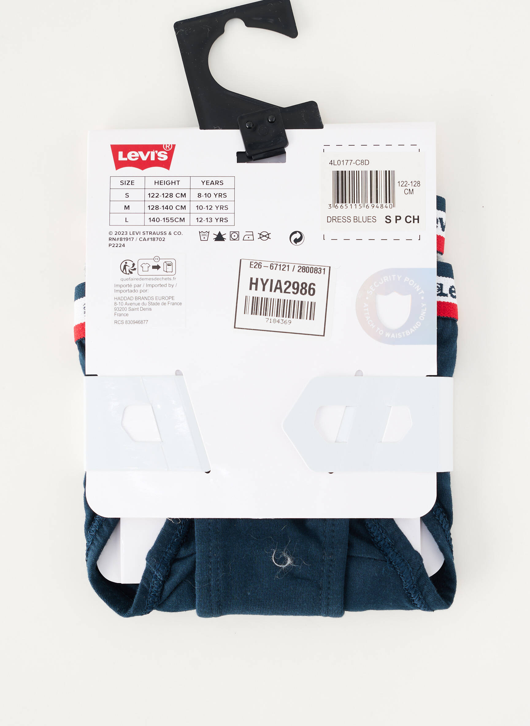 Šortukas mėlyna LEVI'S mergina