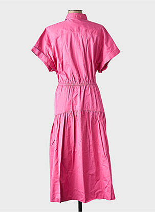 Pusilgių suknelė rožinė RALPH LAUREN moteris