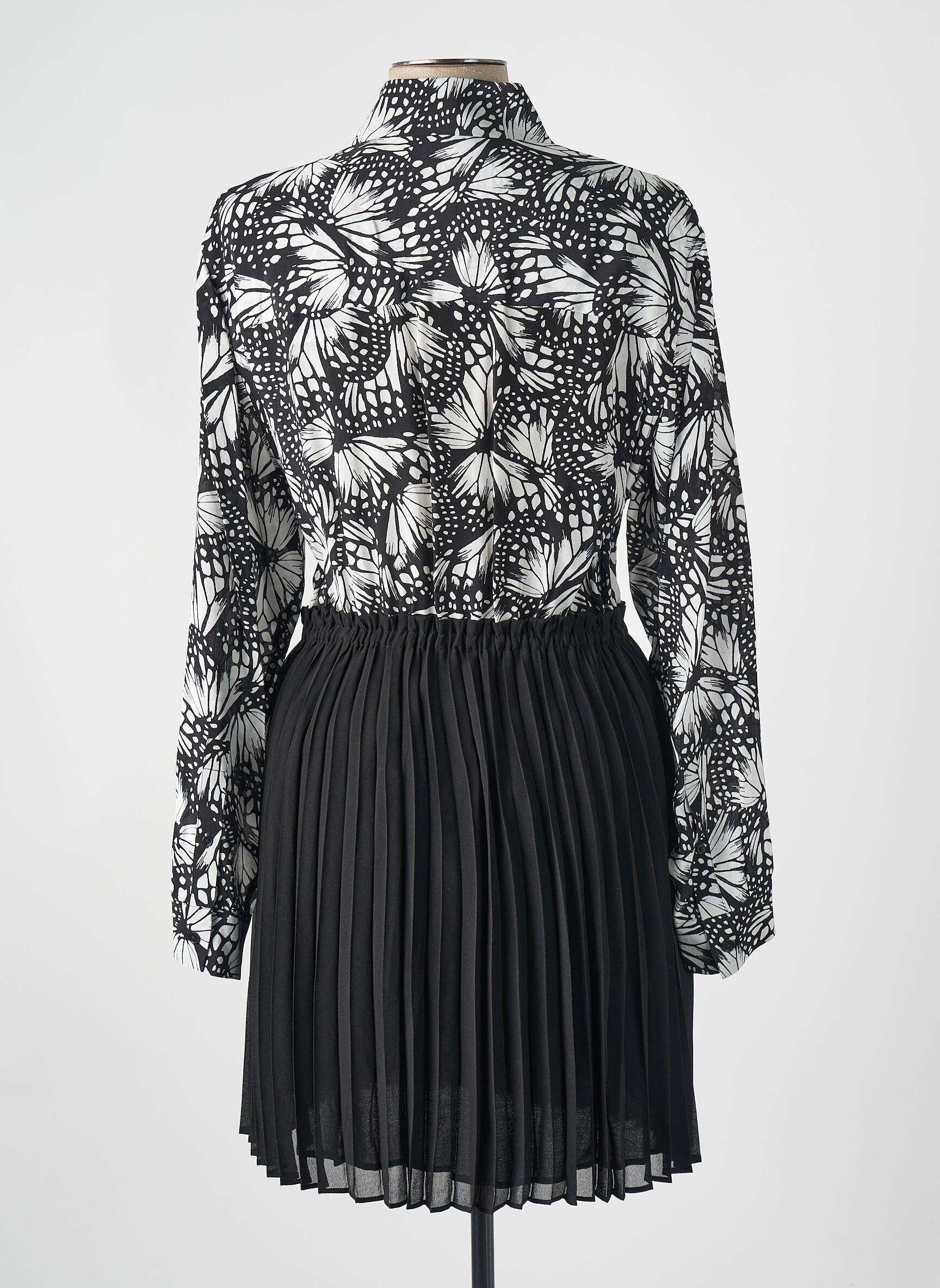 Trumpa suknelė juodas THE KOOPLES moteris