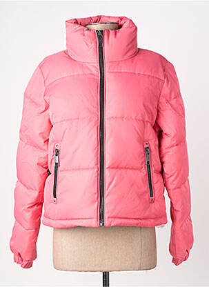 Pūkinė striukė rožinė THE KOOPLES moteris