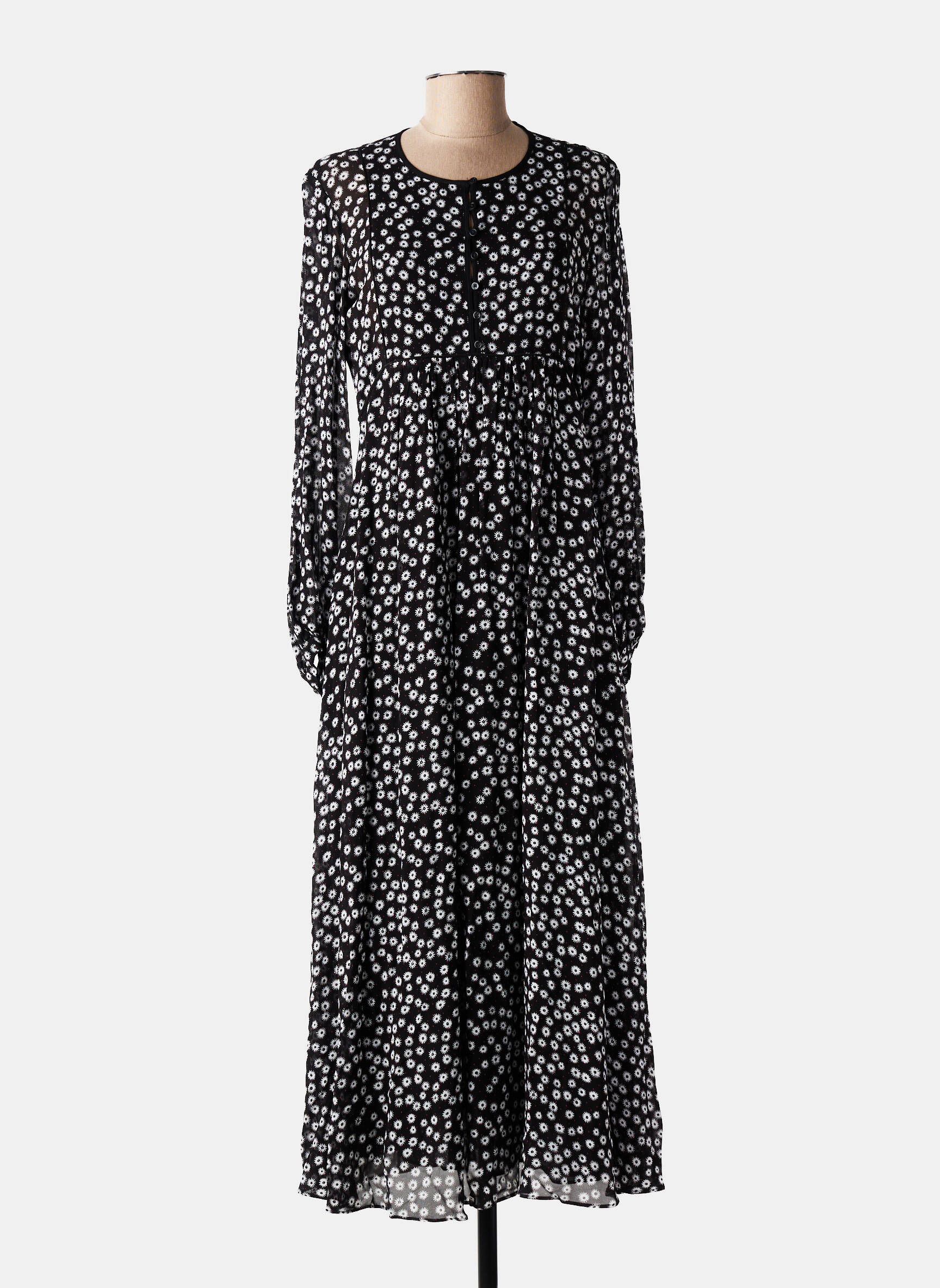 Ilga suknelė juodas THE KOOPLES moteris