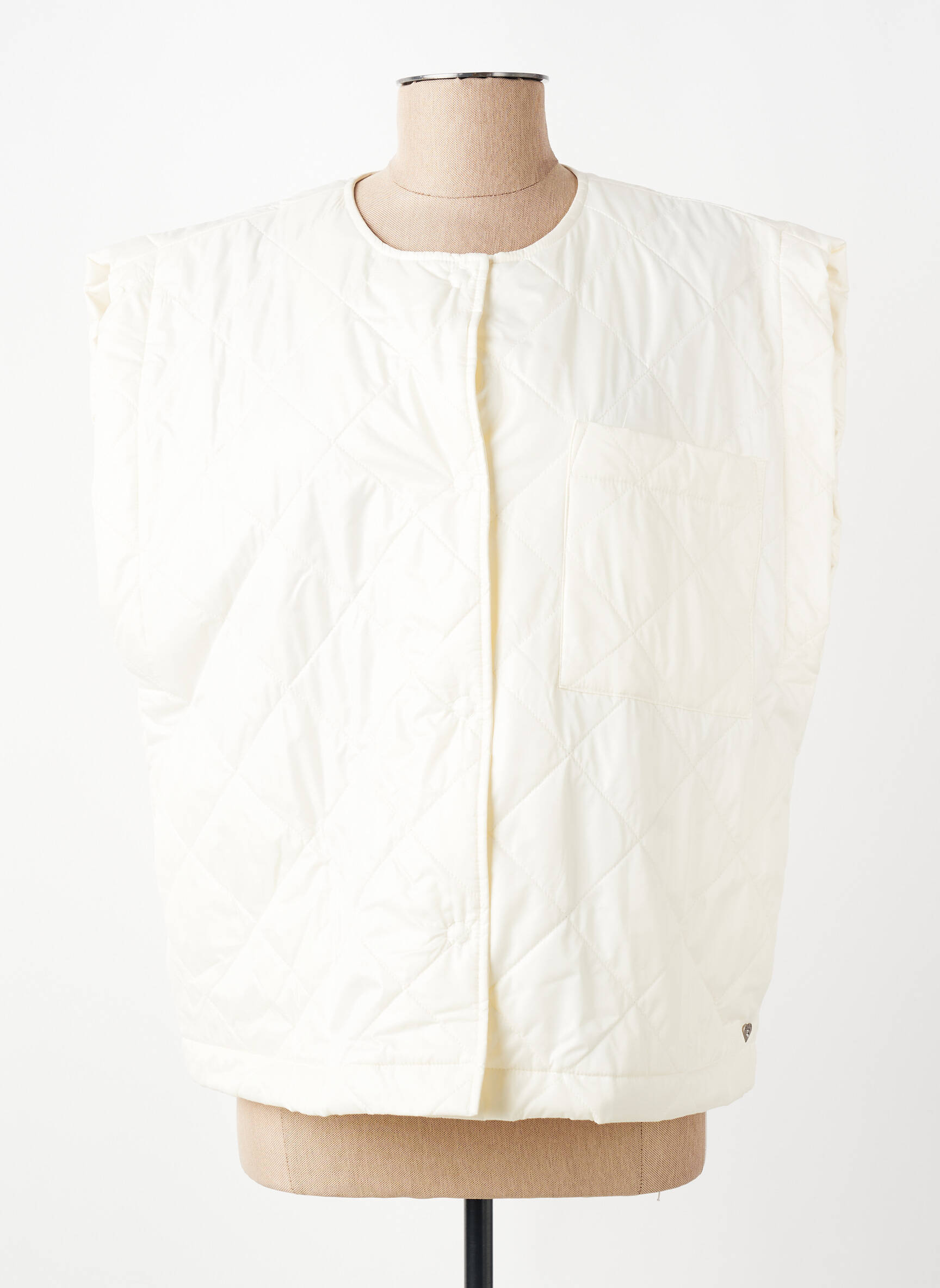 Parka baltas PLEASE moteris