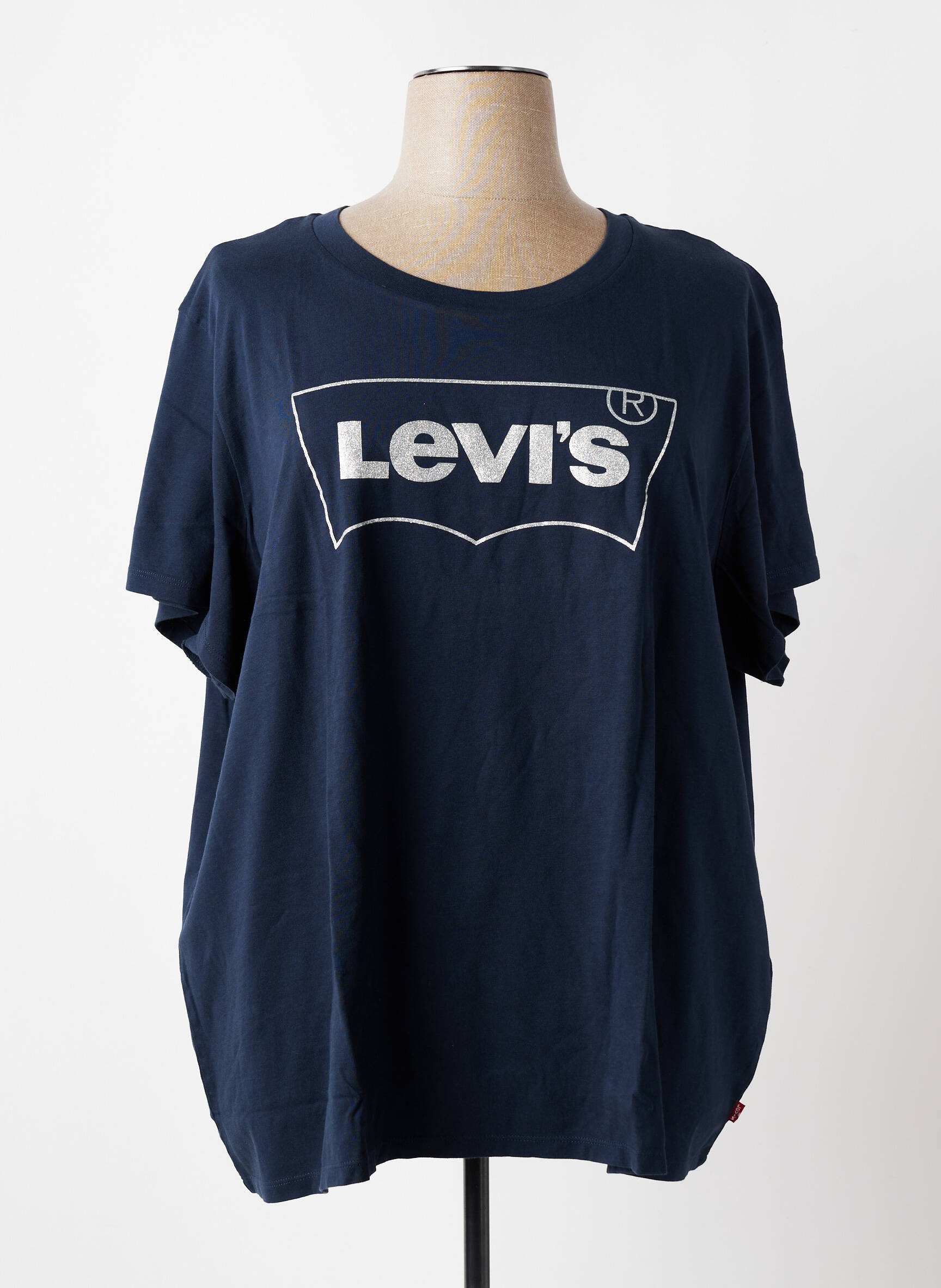 T-marškinys juodas LEVI'S moteris