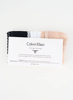 Diržas stringas baltas CALVIN KLEIN moteris