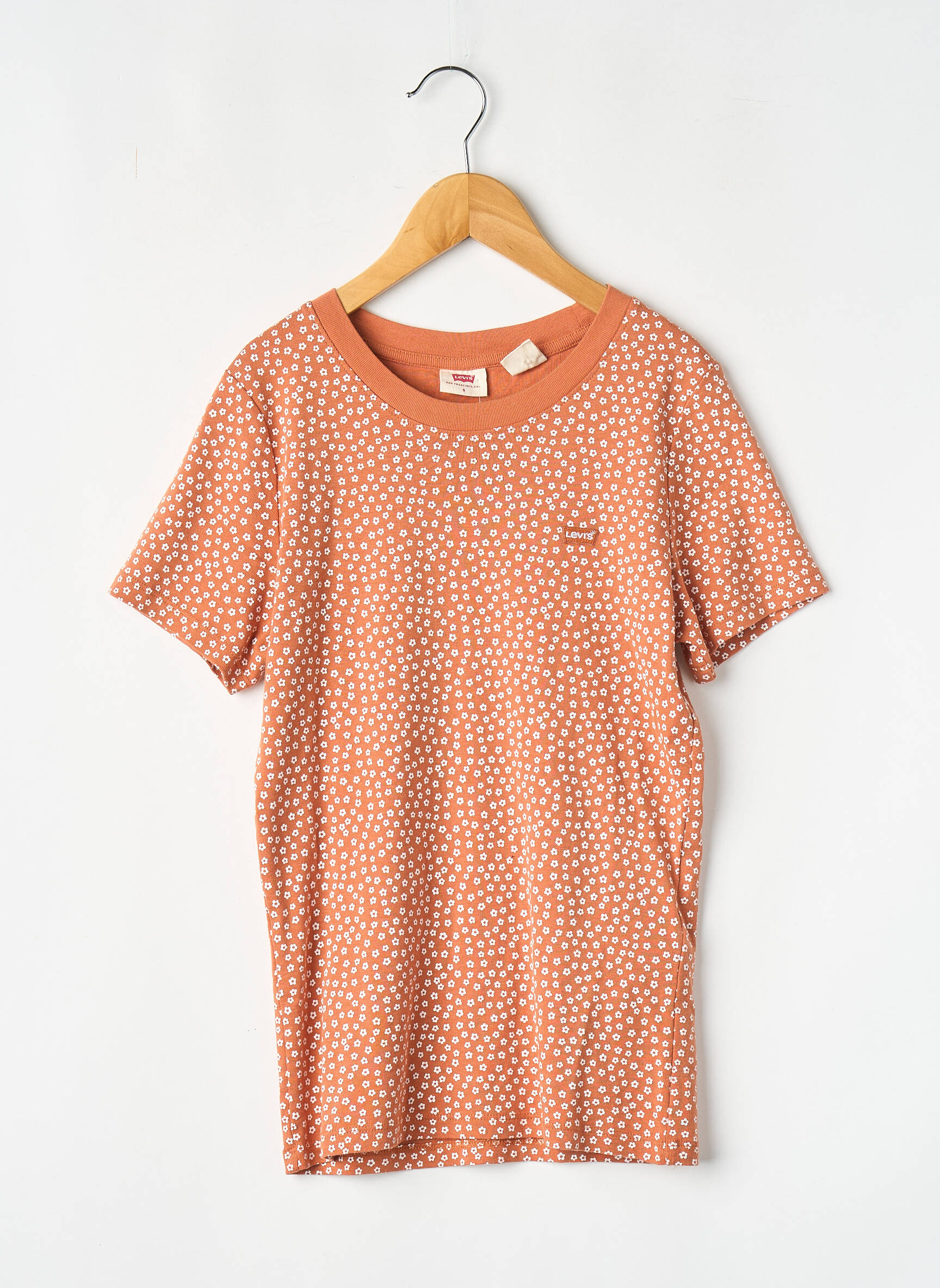 T-marškinys oranžinė LEVI'S moteris