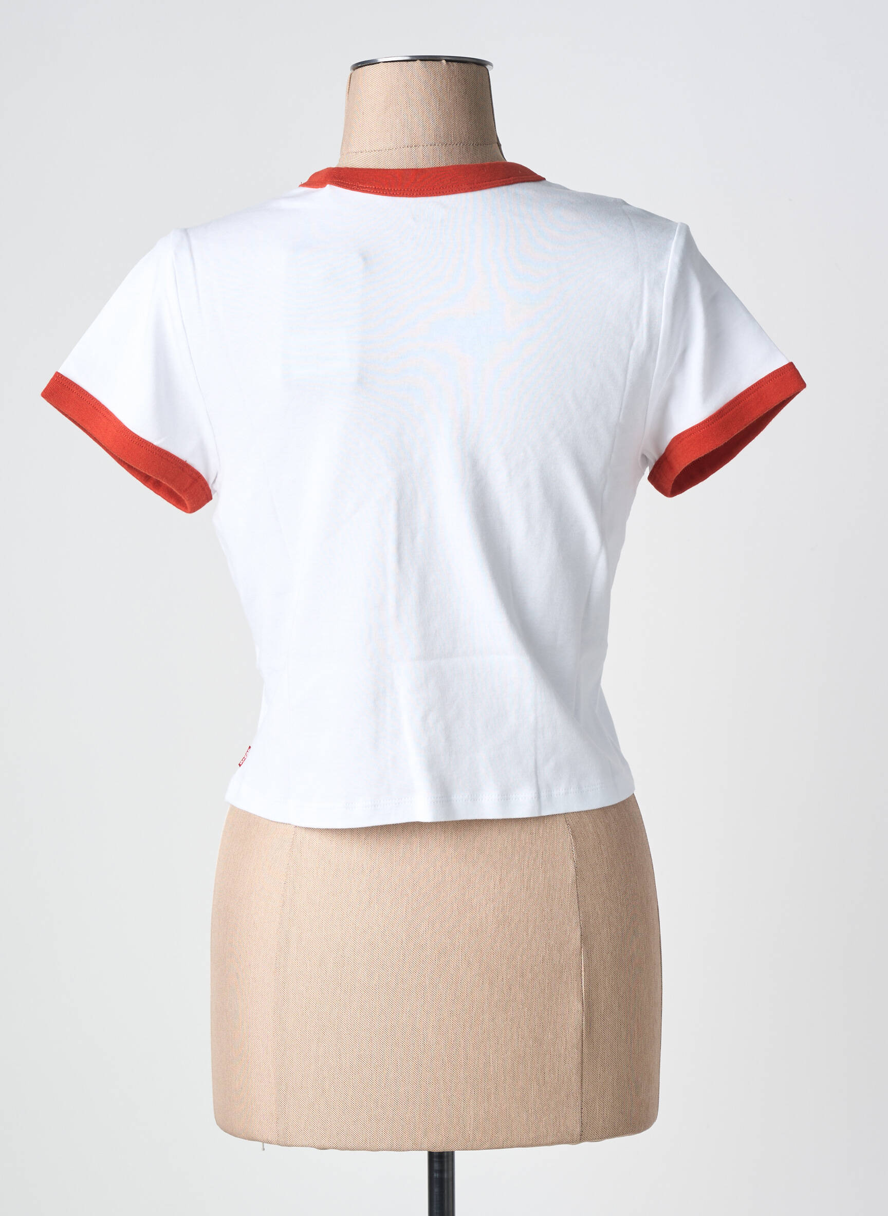 T-marškinys baltas LEVI'S moteris