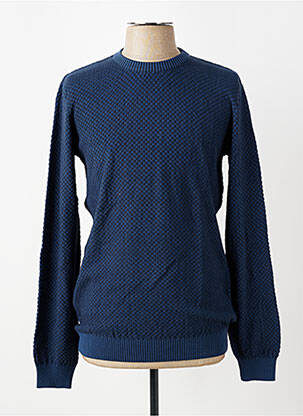 Megztinis mėlyna KNOWLEDGE COTTON APPAREL vyras