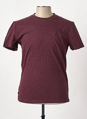T-marškinys violetinis SUPERDRY vyras