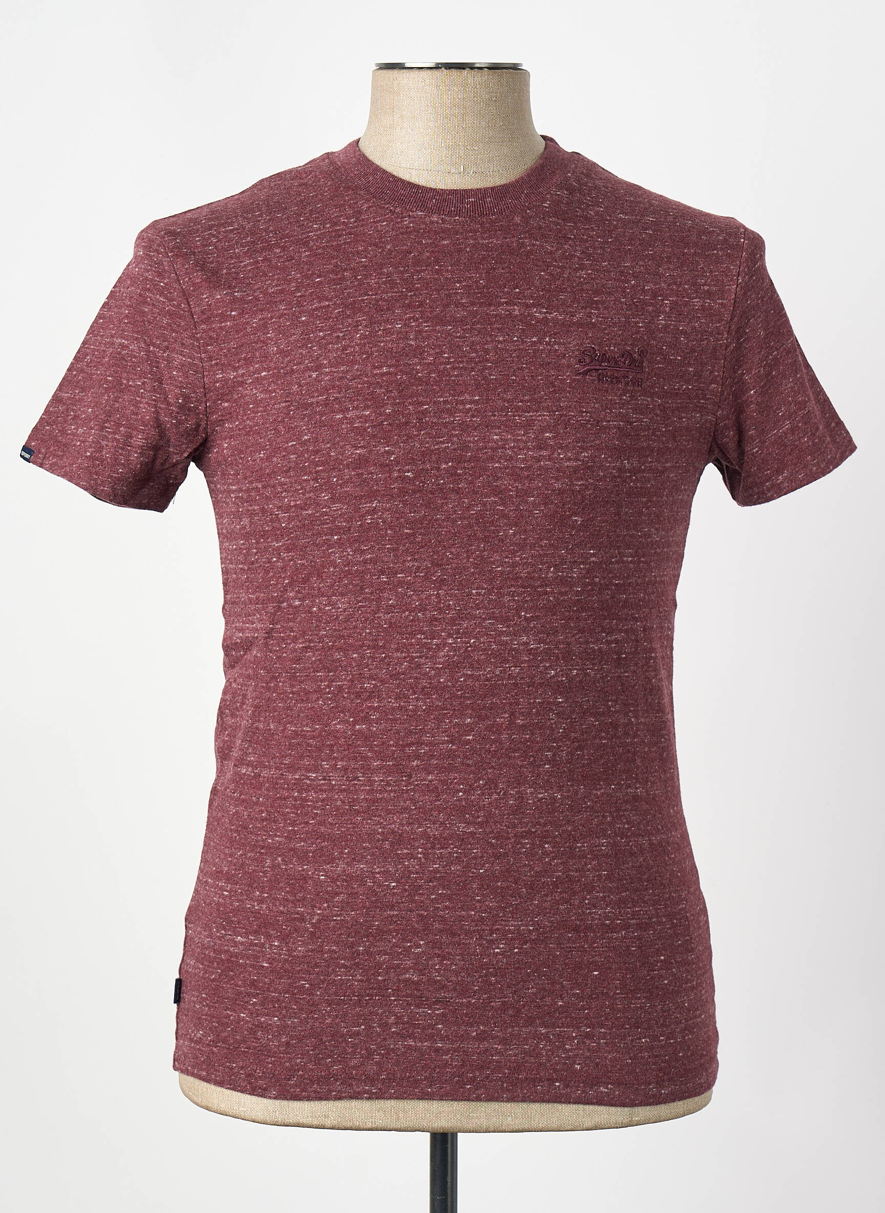 T-marškinys raudona SUPERDRY vyras