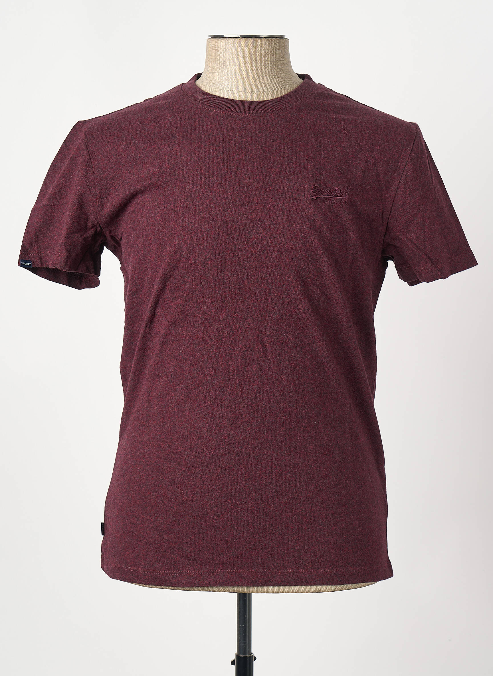 T-marškinys violetinis SUPERDRY vyras