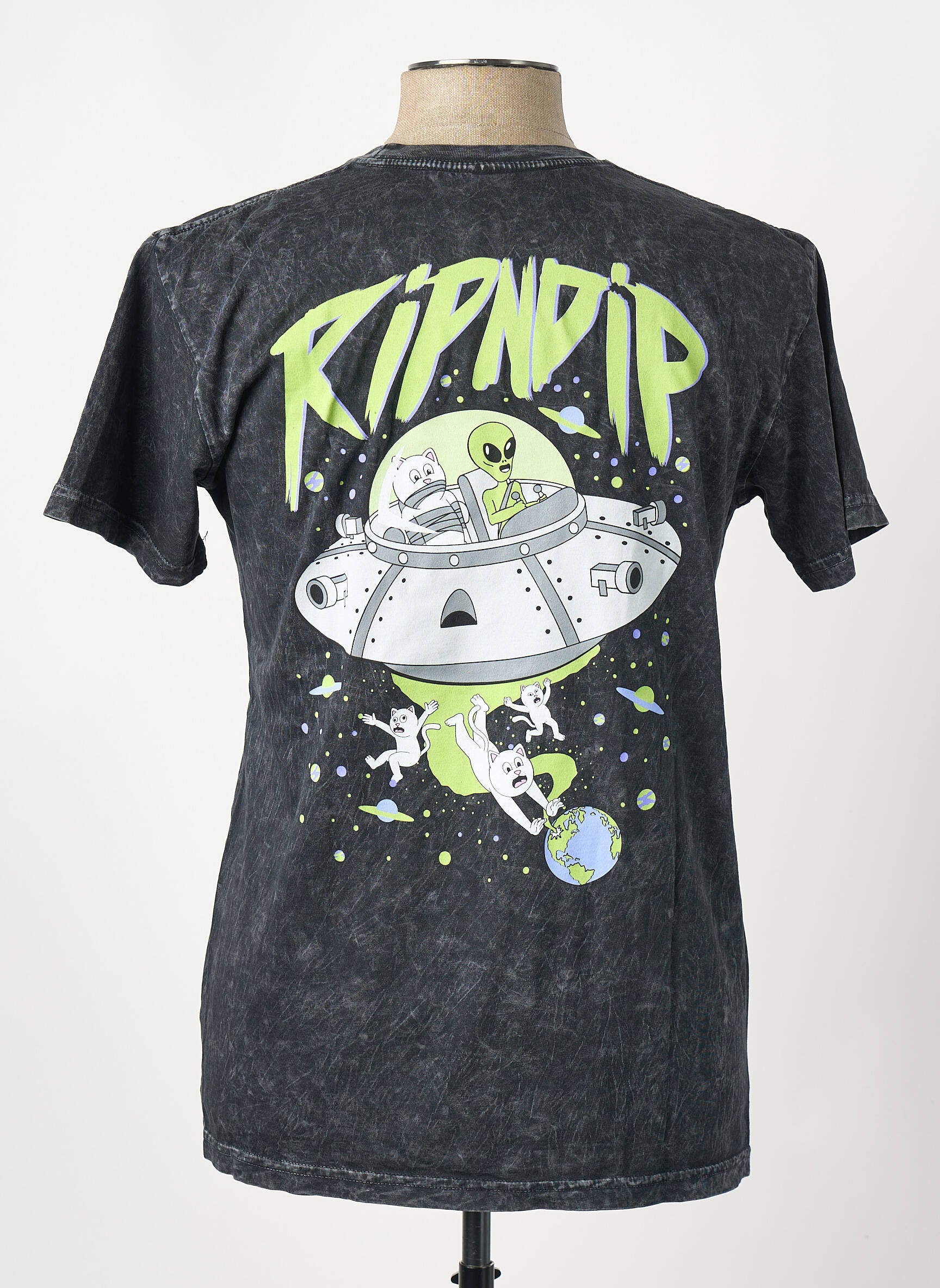 T-marškinys juodas RIPNDIP vyras