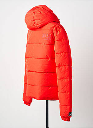 Pūkinė striukė raudona SUPERDRY vyras