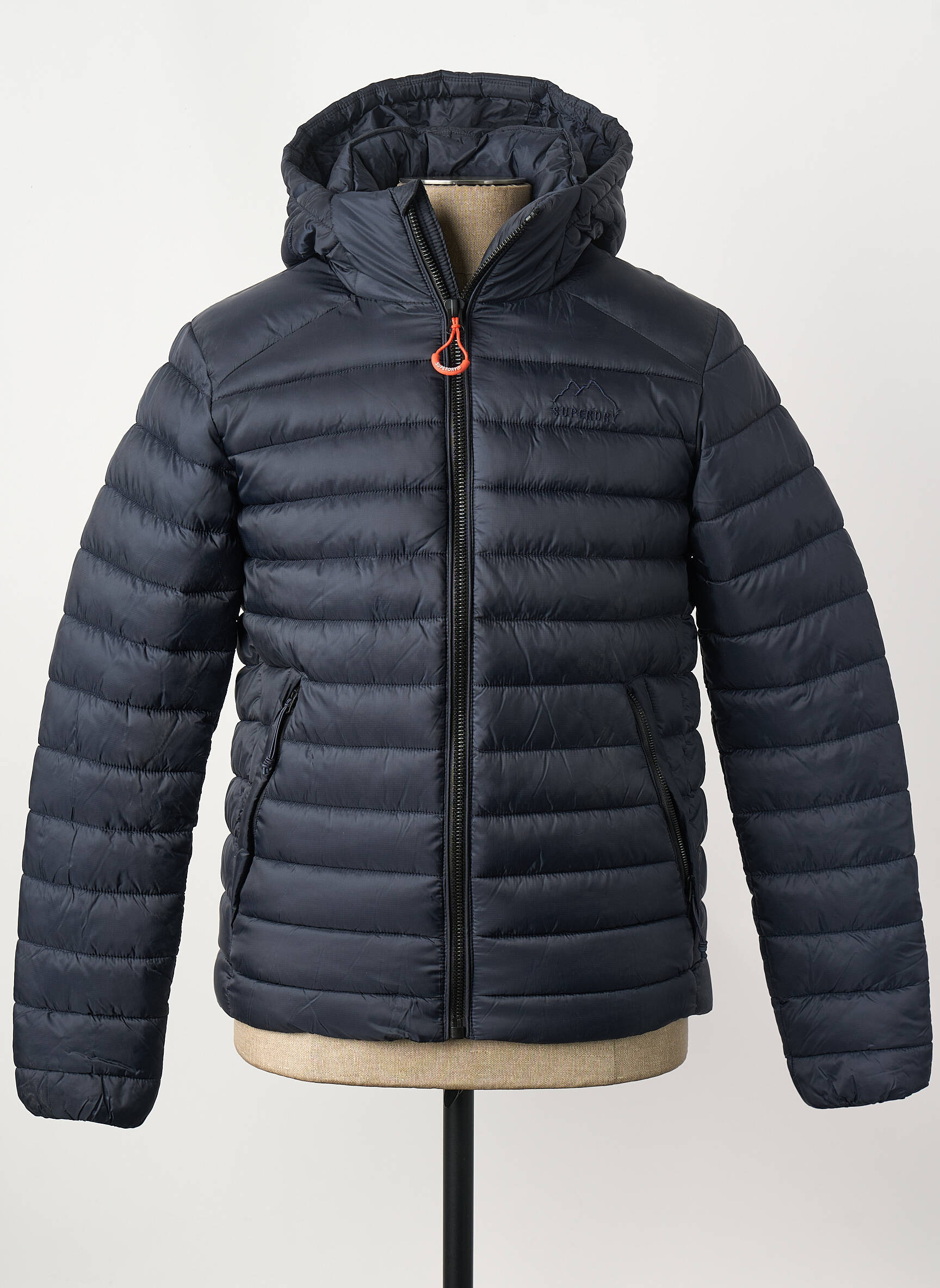 Pūkinė striukė mėlyna SUPERDRY vyras