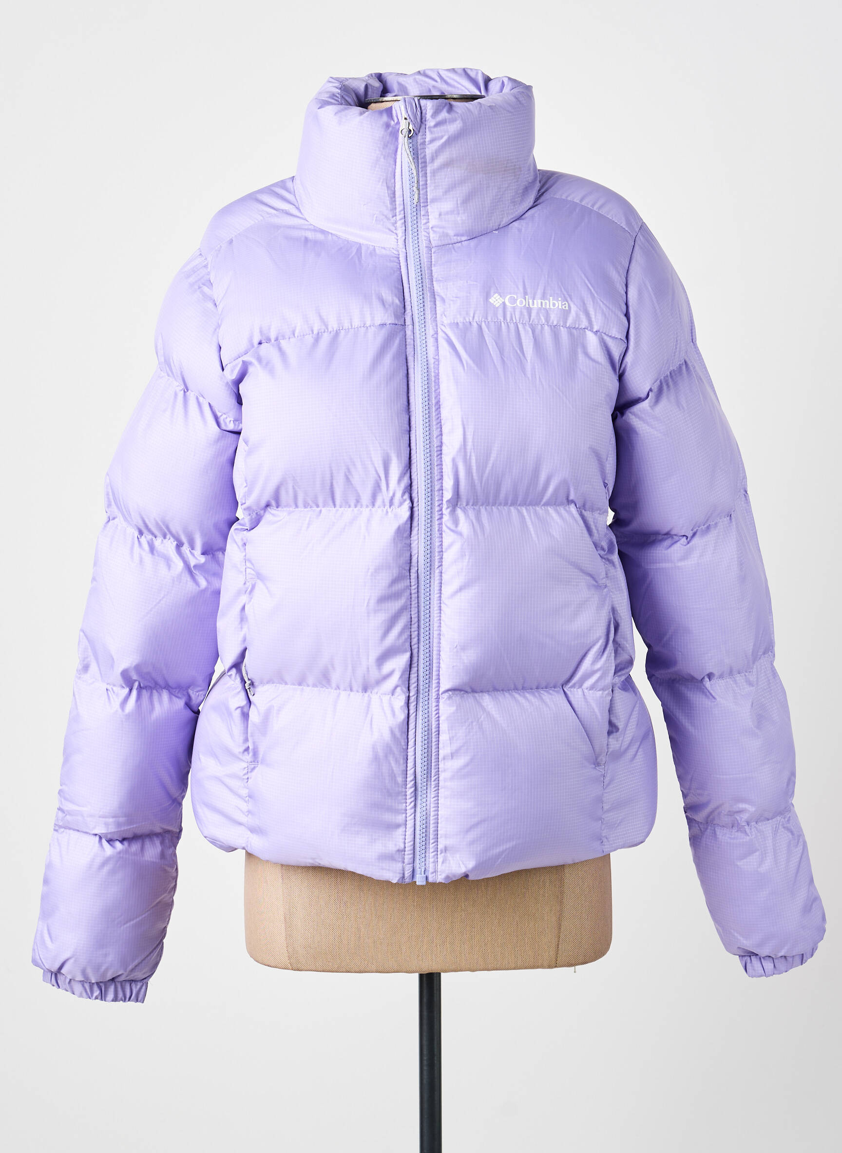 Pūkinė striukė violetinis COLUMBIA moteris