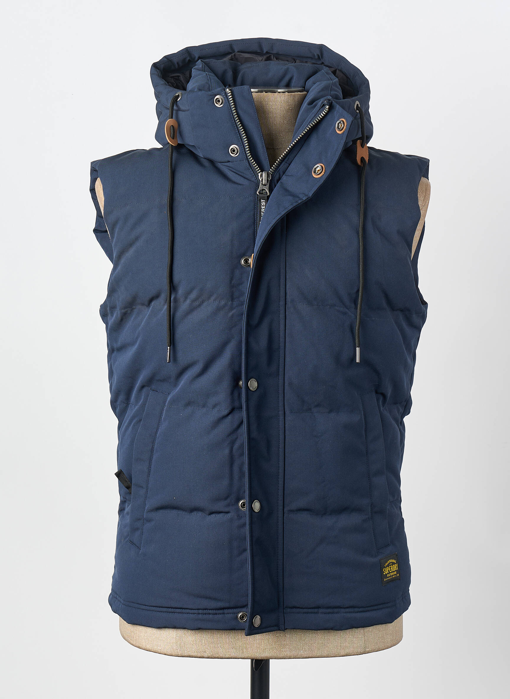 Pūkinė striukė mėlyna SUPERDRY vyras